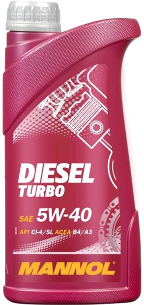 Олива моторна MANNOL Diesel Turbo 5W-40 1 л (MN7904-1)